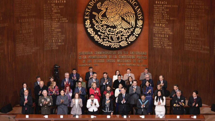 Un privilegio acompañar a nuestra querida PresidentA Claudia Sheinbaum Pardo en la conmemoración del 109 aniversario de la promulgación de la Constitución Política de 1917