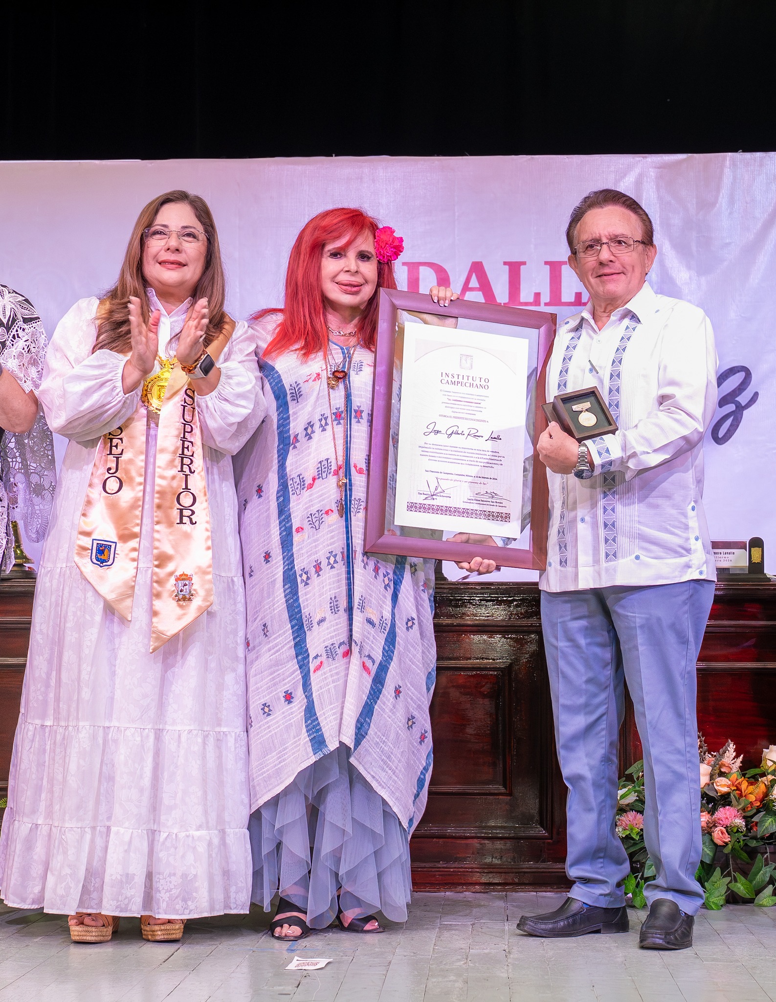 Entrega de la Medalla “Lic. Guillermo González Galera” del IC