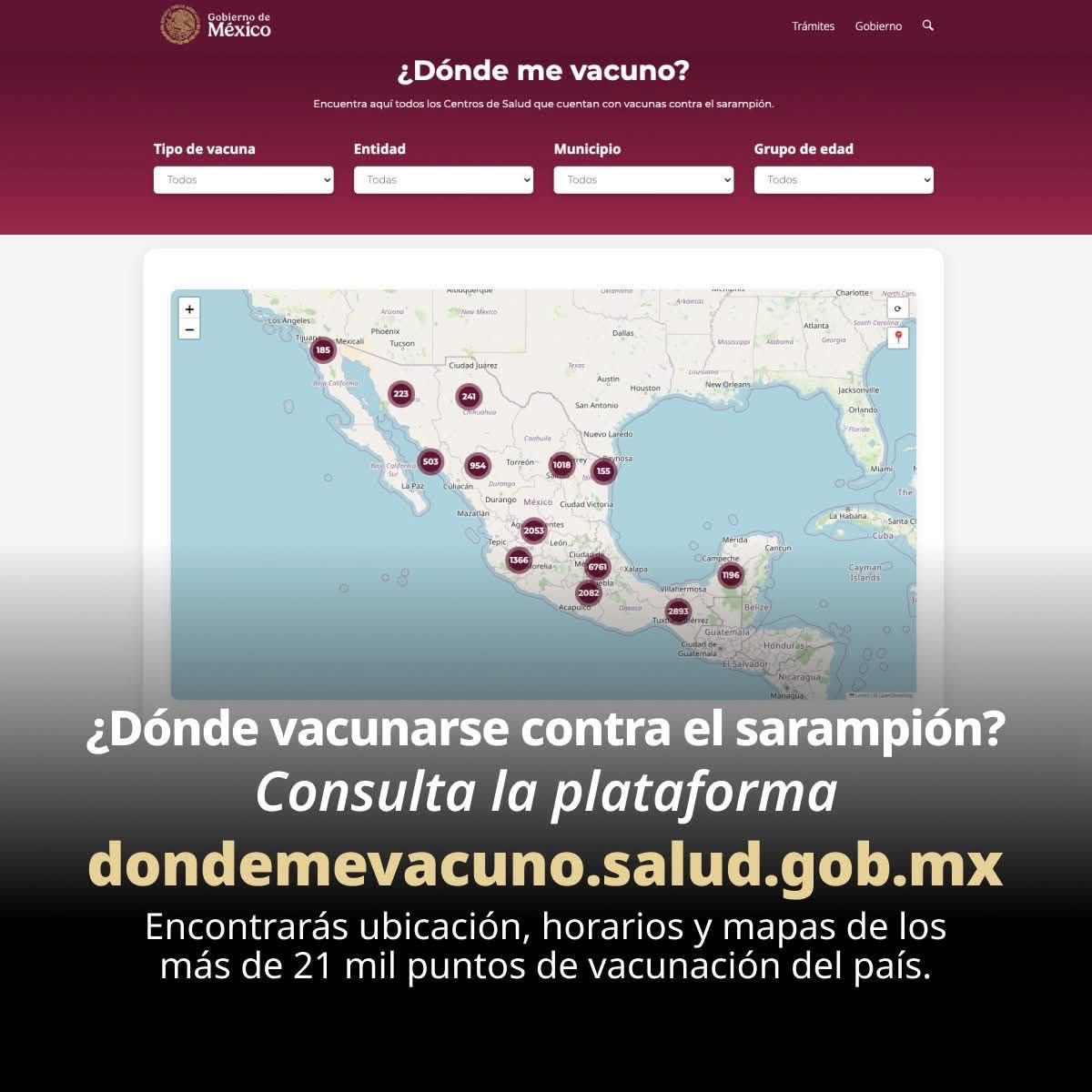 ¿Tienes dudas sobre dónde vacunarte contra el sarampión?