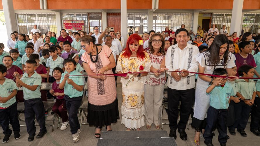 Áreas rehabilitadas de la escuela Lic. Manuel Gual Vidal