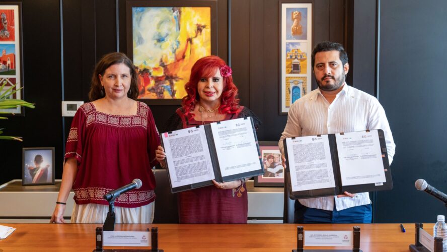 Firmamos un convenio con CFE Nacional, a través de Héctor Aguilar, gerente de la División Peninsular