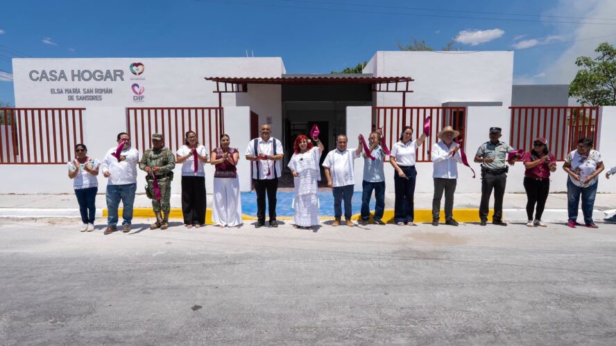 Hoy inauguramos en Escárcega la remodelación y ampliación de la Casa Hogar Elsa María San Román de Sansores