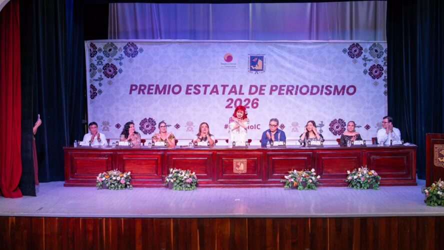 En la ceremonia del Premio Estatal de Periodismo 2026 reconocimos a mujeres y hombres que hacen de esta profesión una vocación de servicio