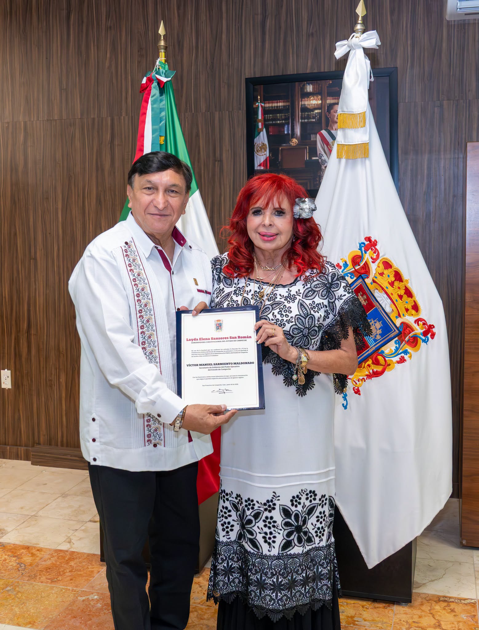 Nombramos al Prof. Victor Manuel Sarmiento Maldonado como Secretario de Gobierno