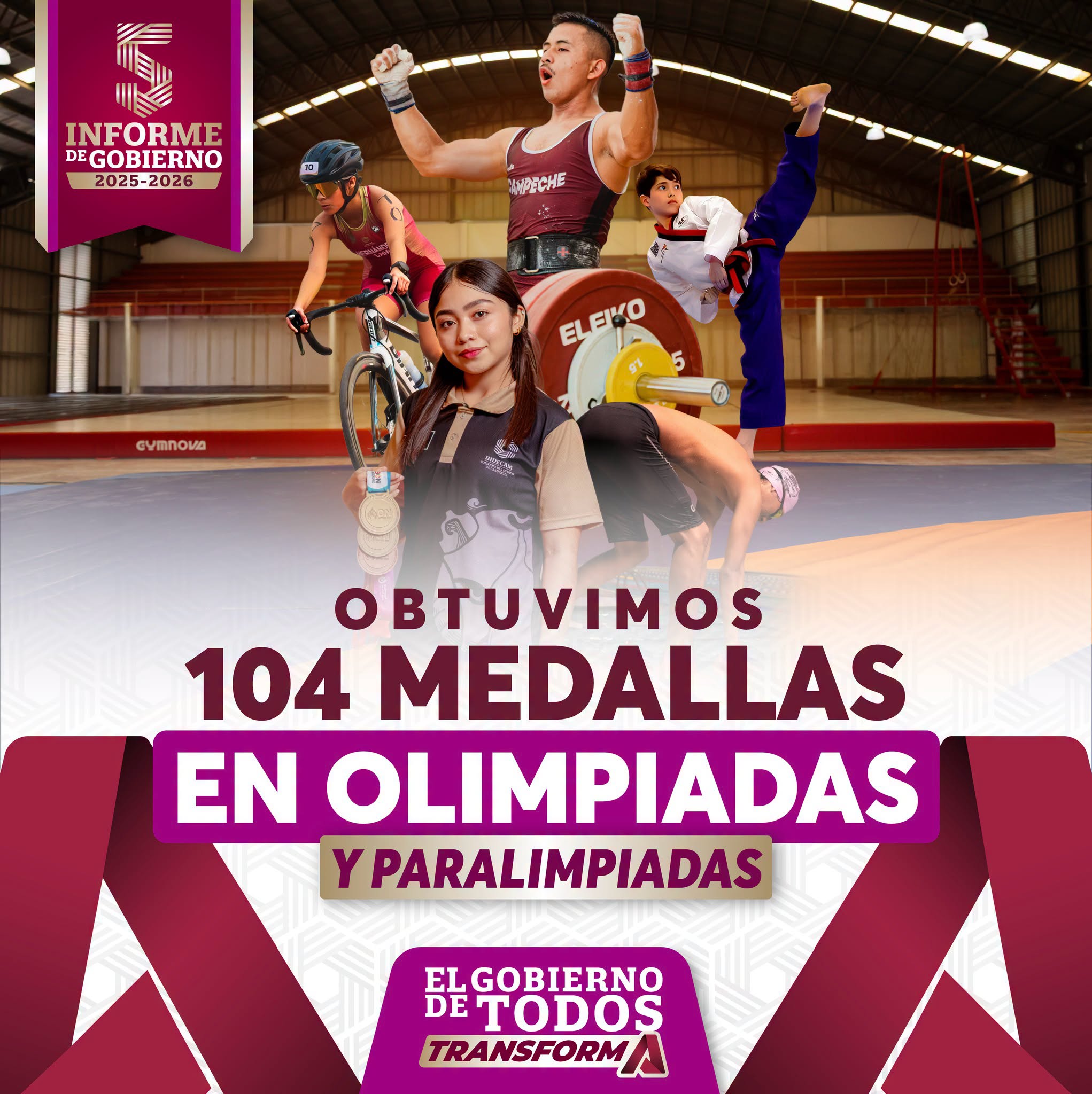 El talento, la disciplina y el esfuerzo de mis sobrinos atletas siguen poniendo en alto el nombre de Campeche