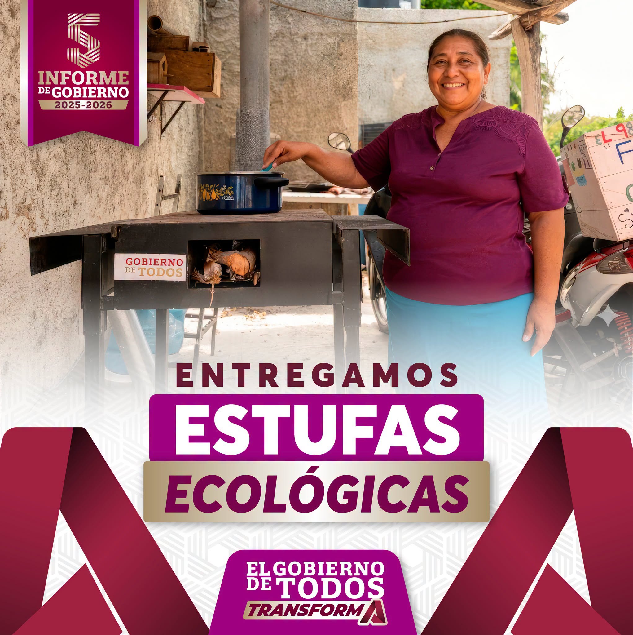 Mejoramos la calidad de vida de las familias y cuidamos nuestro medio ambiente con la entrega de estufas ecológicas