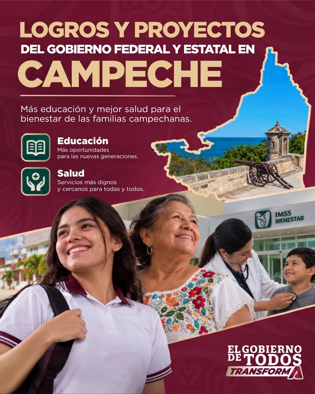 De la mano de nuestra PresidentA Claudia Sheinbaum Pardo seguimos sumando esfuerzos para que mis sobrinos tengan más oportunidades para estudiar